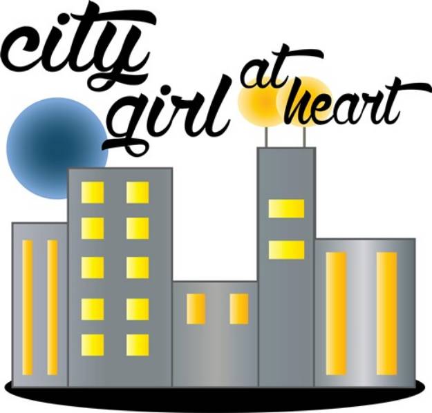 Picture of City Girl SVG File