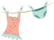 Picture of Laundry Line SVG File