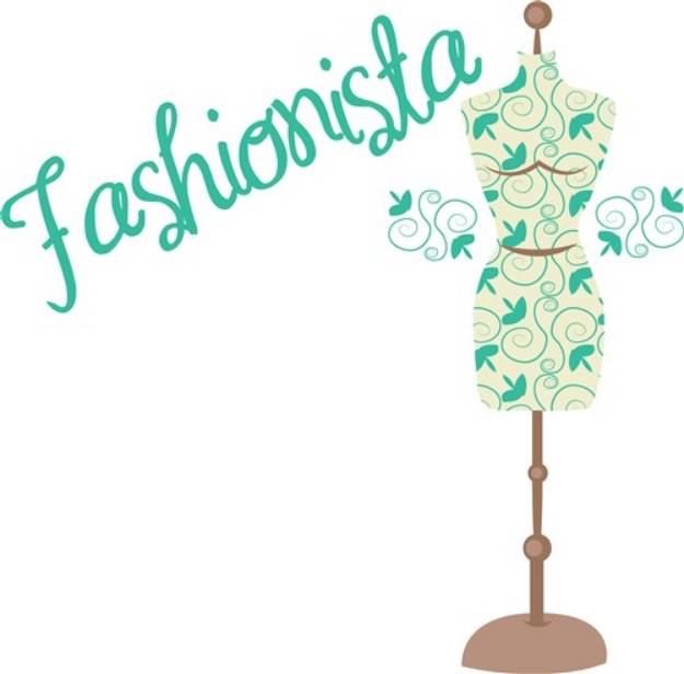 Picture of Fashionista SVG File