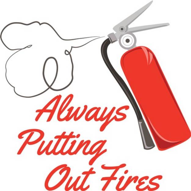 Picture of Putting Out Fires SVG File