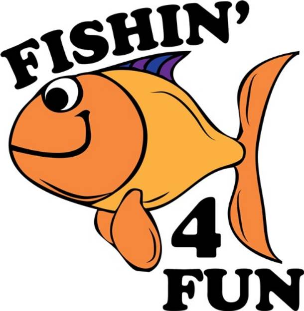 Picture of Fishin 4 Fun SVG File