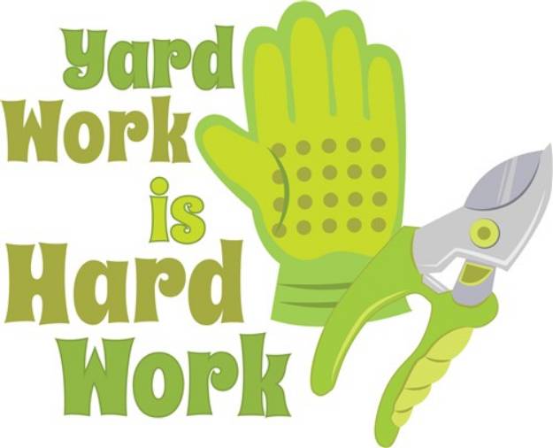 Picture of Yard Work SVG File