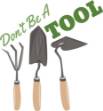Picture of Dont Be Tool SVG File