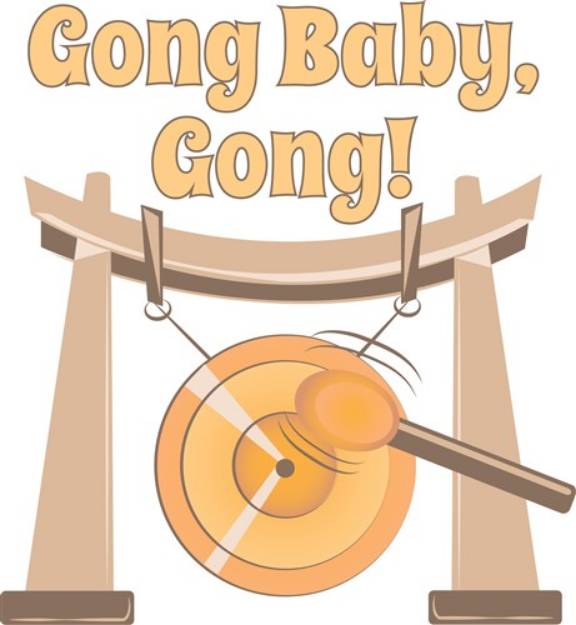Picture of Gong Baby SVG File