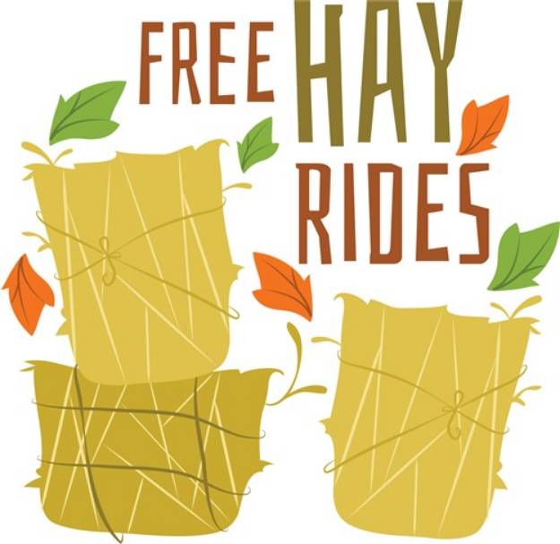 Picture of Free Hay Rides SVG File
