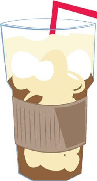 Picture of Iced Coffee SVG File