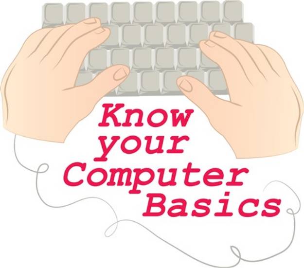 Picture of Computer Basics SVG File