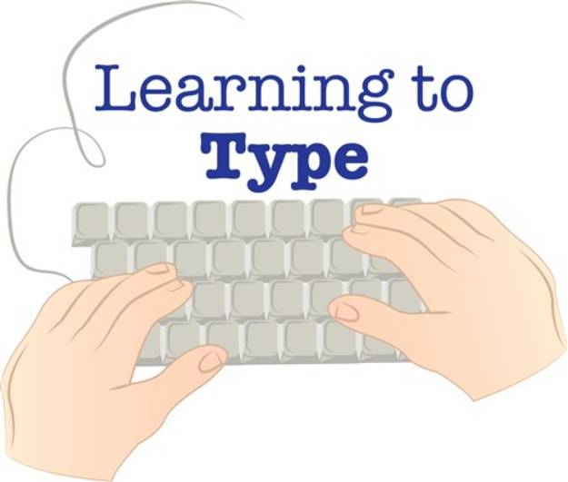 Picture of Learning To Type SVG File
