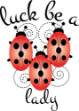 Picture of Luck Be A Lady SVG File