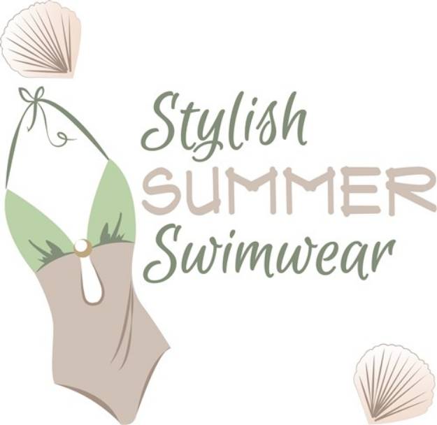 Picture of Stylish Swimwear SVG File