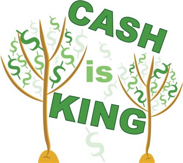 Picture of Cash Is King SVG File