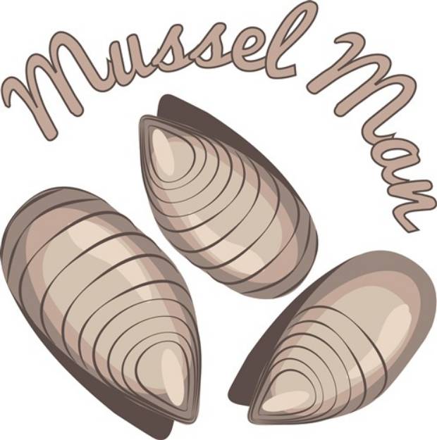 Picture of Mussel Man SVG File