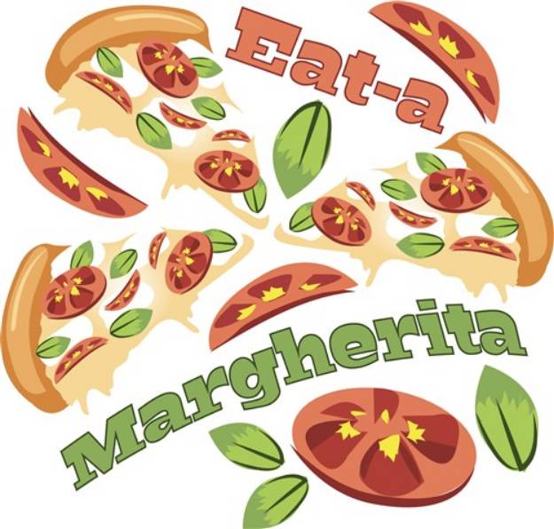 Picture of Eat A Margherita SVG File