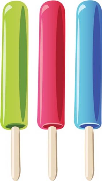 Picture of Popsicles SVG File