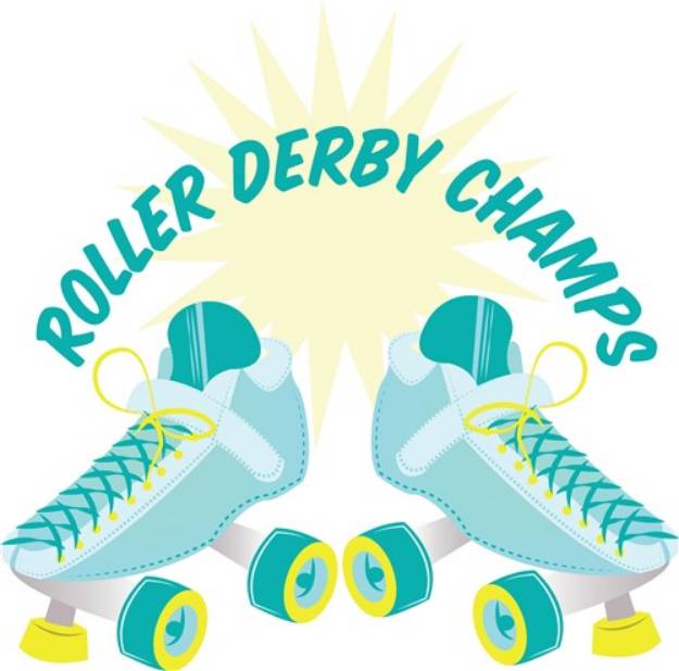 Picture of Roller Derby Champs SVG File
