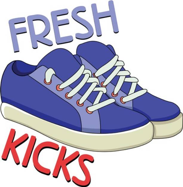 Picture of Fresh Kicks SVG File