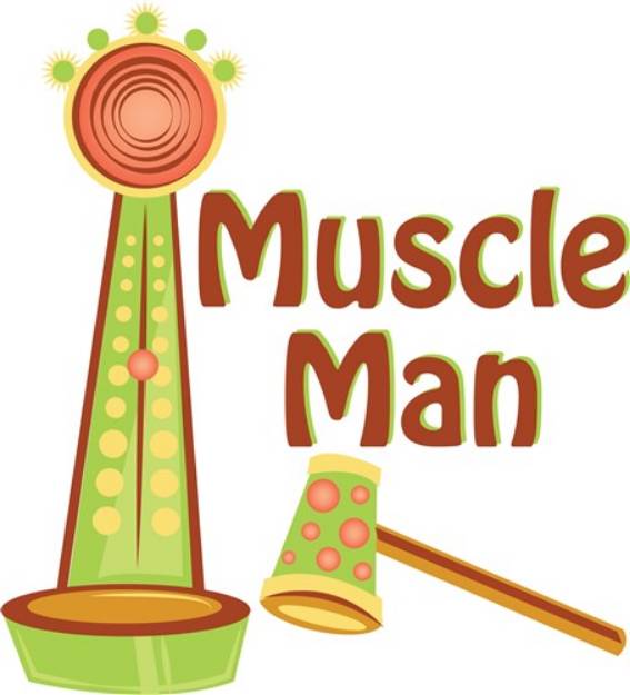 Picture of Muscle Man SVG File