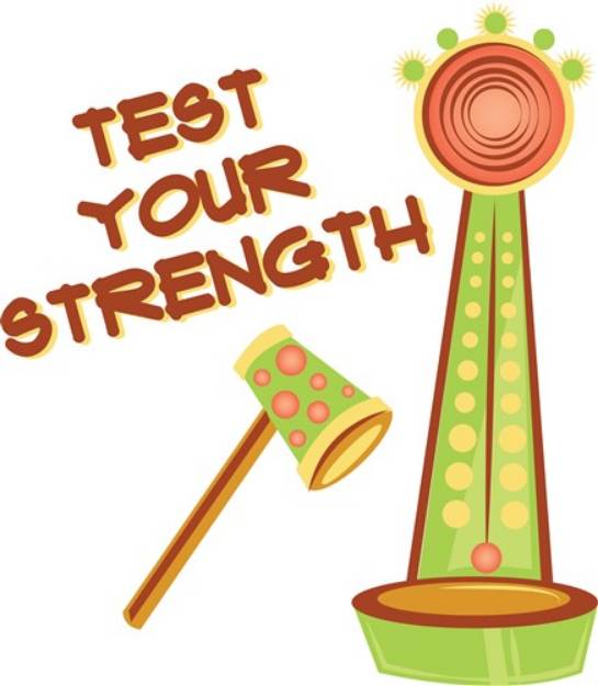 Picture of Test Your Strength SVG File