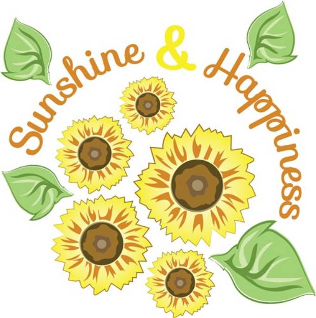 Picture of Sunshine & Happiness SVG File