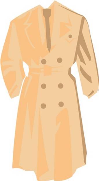 Picture of Trench Coat SVG File