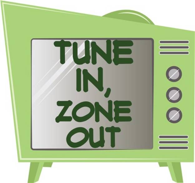 Picture of Tune In Zone Out SVG File