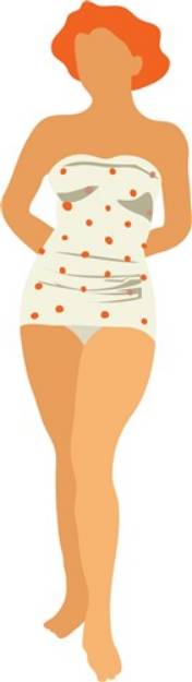 Picture of Beach Lady SVG File