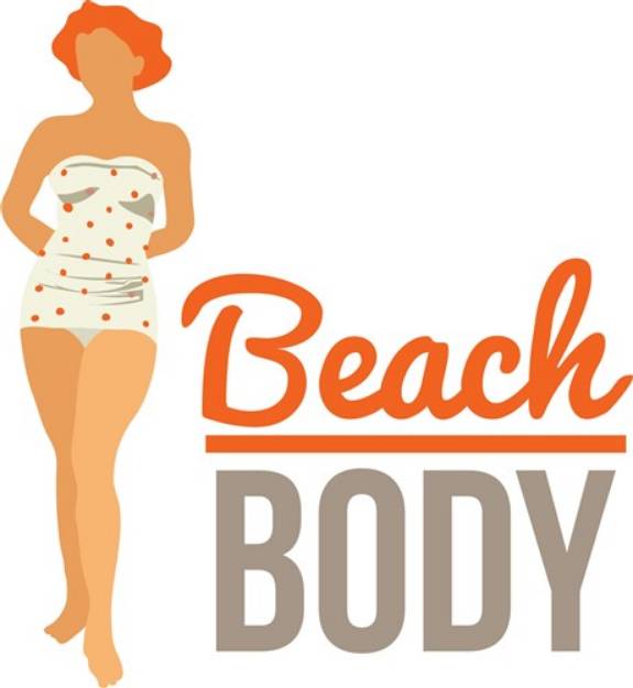 Picture of Beach Body SVG File