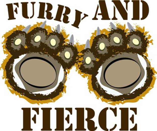 Picture of Furry And Fierce SVG File