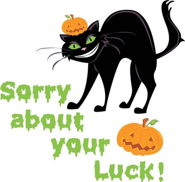 Picture of Sorry About Luck SVG File