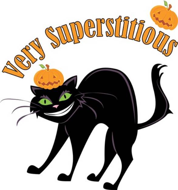 Picture of Very Superstitious SVG File