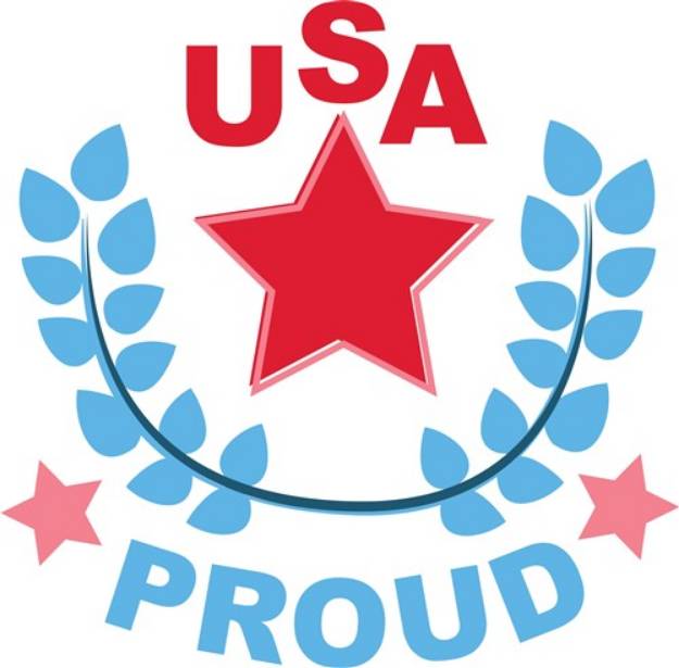 Picture of USA Proud SVG File