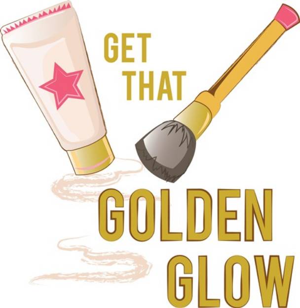 Picture of Golden Glow SVG File
