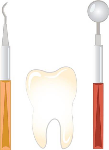 Picture of Dentist Tools SVG File