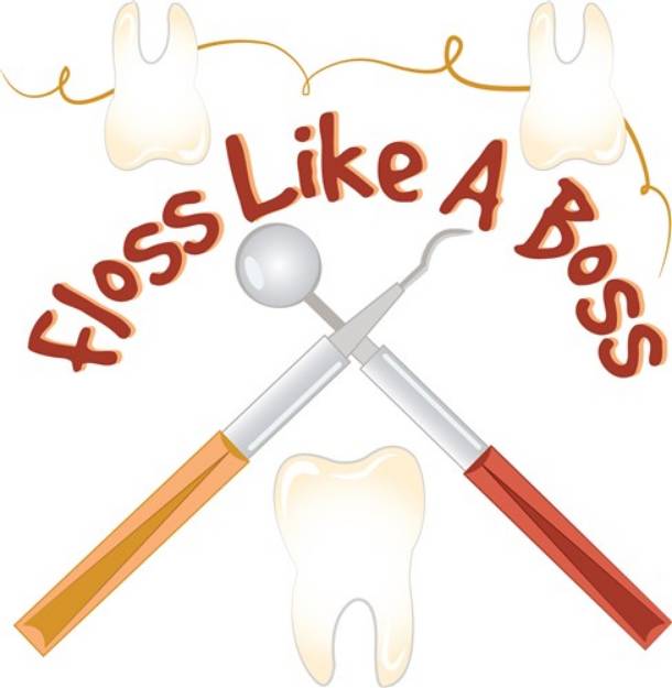 Picture of Floss Like Boss SVG File