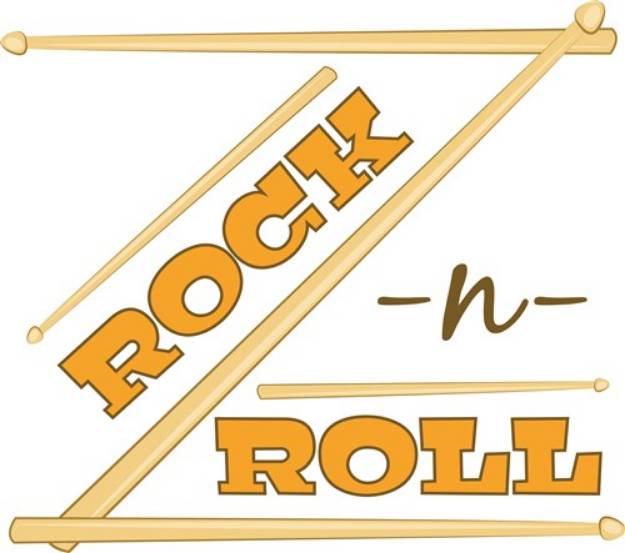 Picture of Rock N Roll SVG File