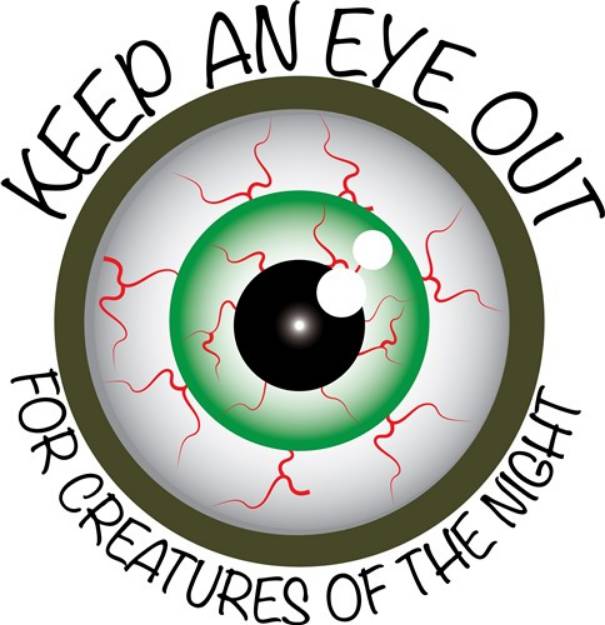 Picture of Keep Eye Out SVG File