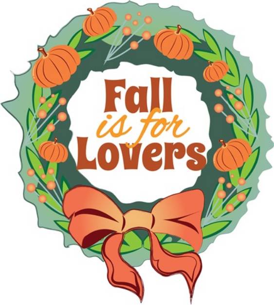 Picture of Fall For Lovers SVG File