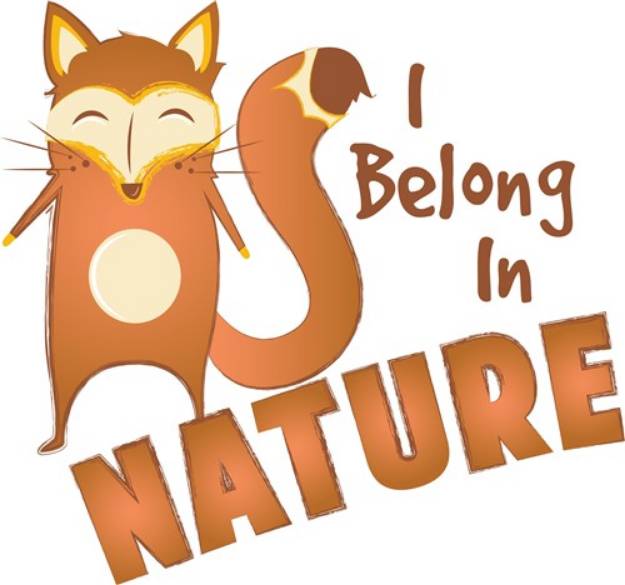 Picture of Belong In Nature SVG File