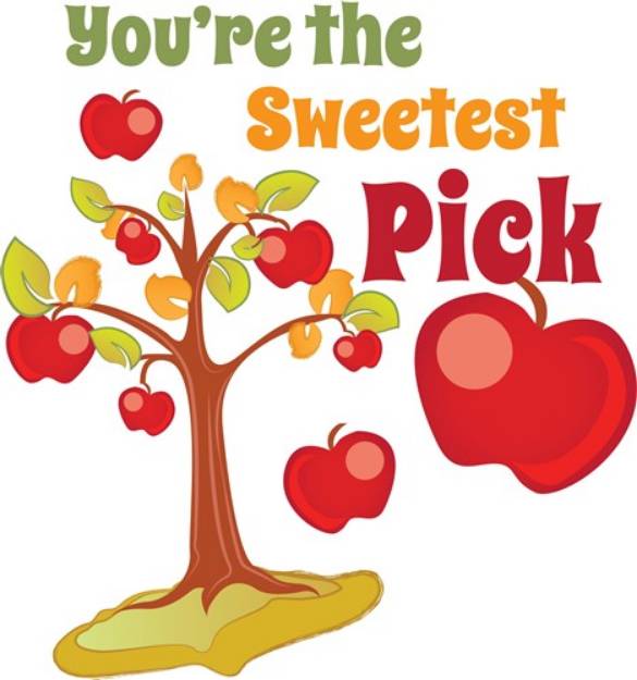 Picture of Sweetest Pick SVG File