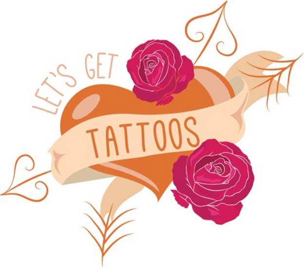 Picture of Get Tattoos SVG File