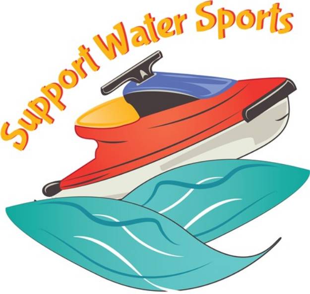 Picture of Support Water Sports SVG File