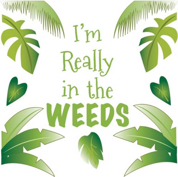Picture of In The Weeds SVG File