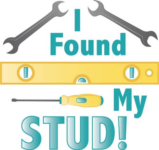 Picture of Found My Stud SVG File