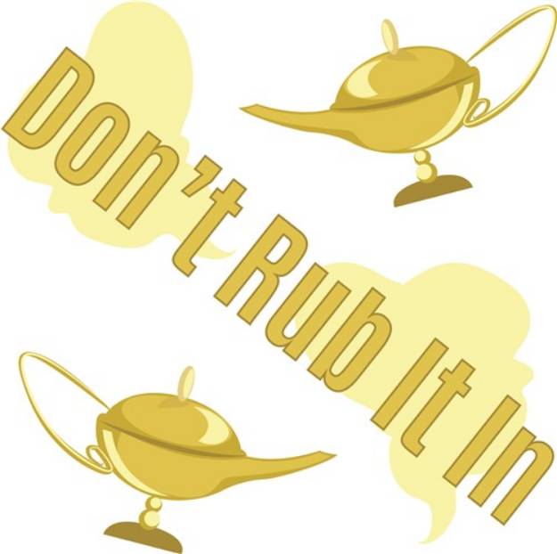 Picture of Dont Rub It In SVG File