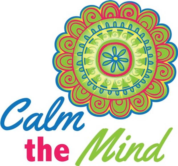 Picture of Calm The Mind SVG File