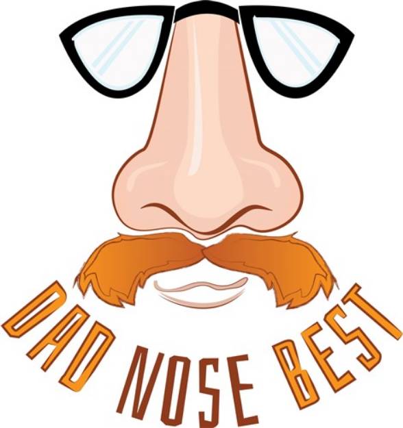 Picture of Dad Nose Best SVG File