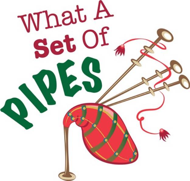 Picture of Set Of Pipes SVG File