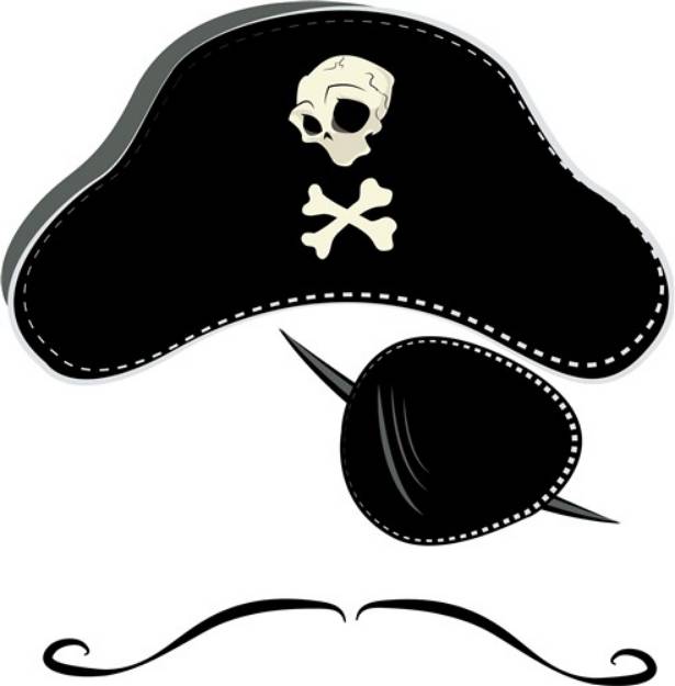 Picture of Pirate Hat SVG File