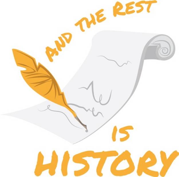 Picture of Rest Is History SVG File