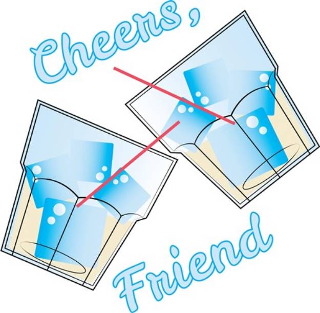 Picture of Cheers Friend SVG File